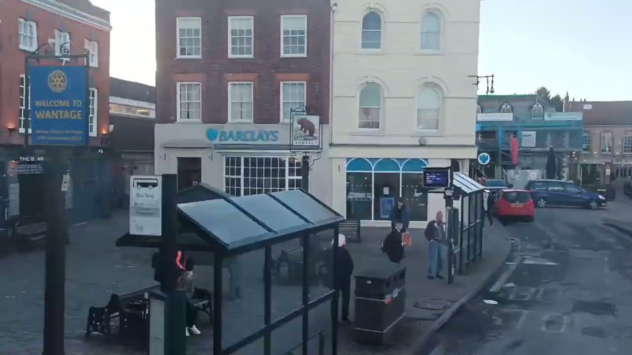 🇬🇧 BUS ROUTE TIMELAPSE | Thames Travel 67C: Faringdon ➔ Wantage