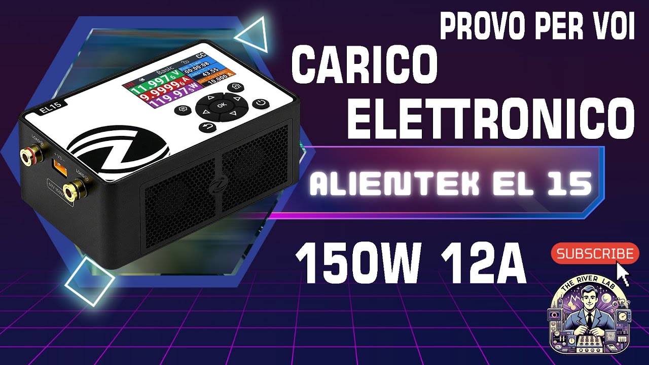CARICO ELETTRONICO ALIENTEK EL15 - 150W 12A -