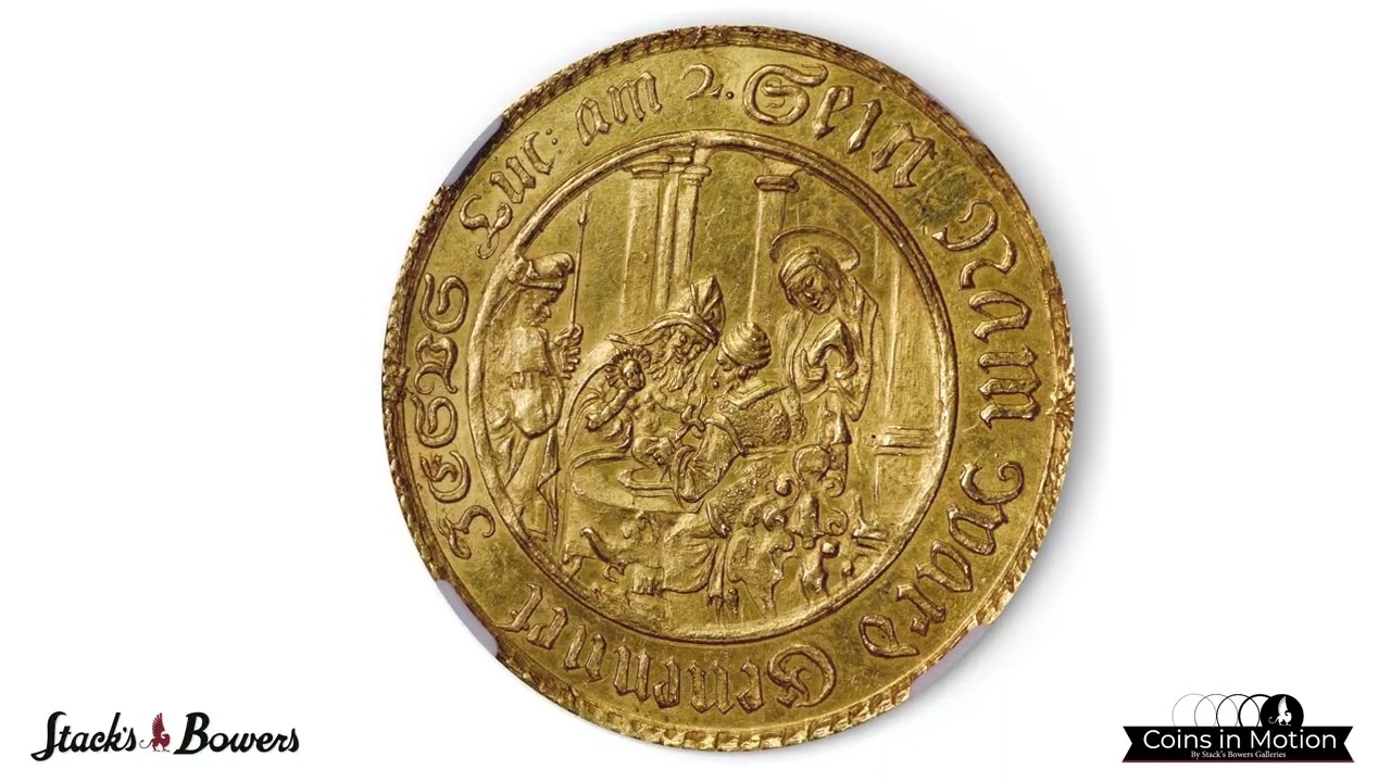 GERMANY. Munster. 5 Ducats, ND (ca. 1640). Munster Mint. Ferdinand von Bayern. NGC MS-63.