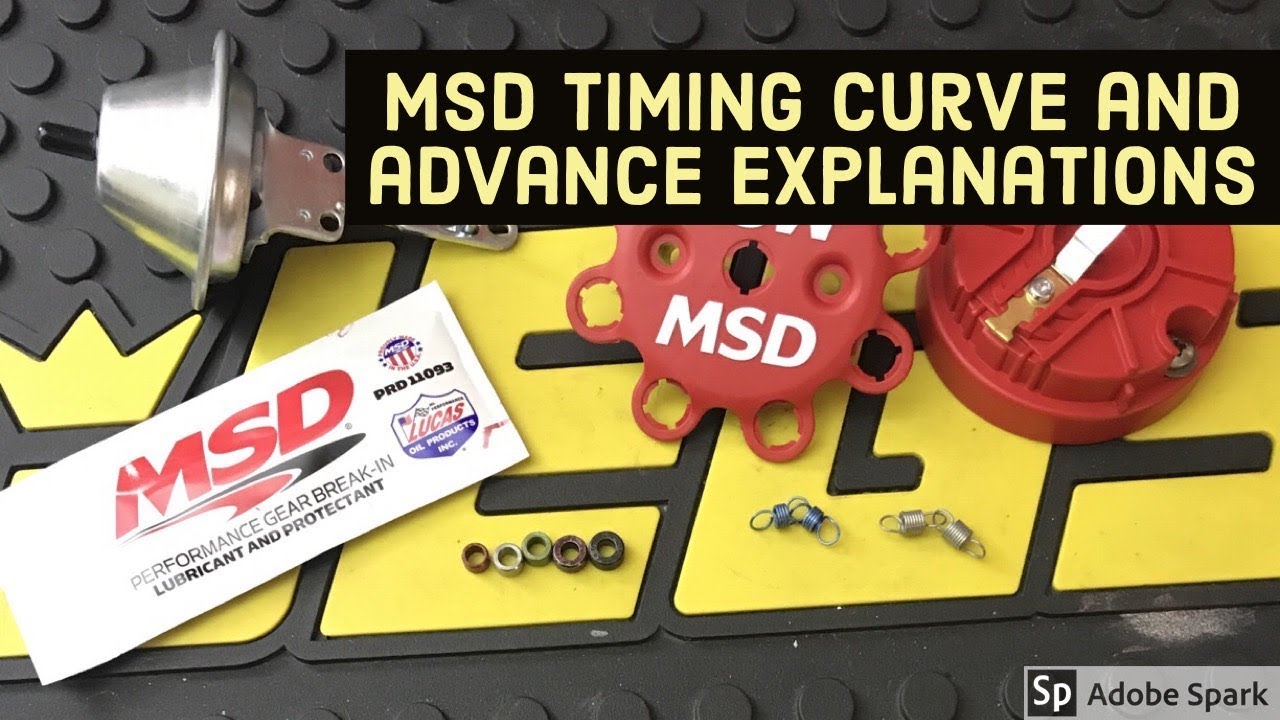 Changing and Explaining Timing Curve on MSD Distributor