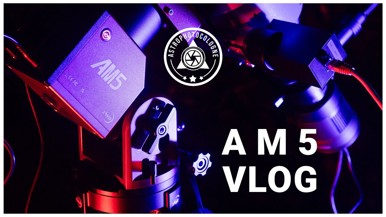 ZWO ASI AM5 Harmonic Drive Montierung // VLOG // Erste Erfahrungen. Wie gut ist das Guiding mit PHD?