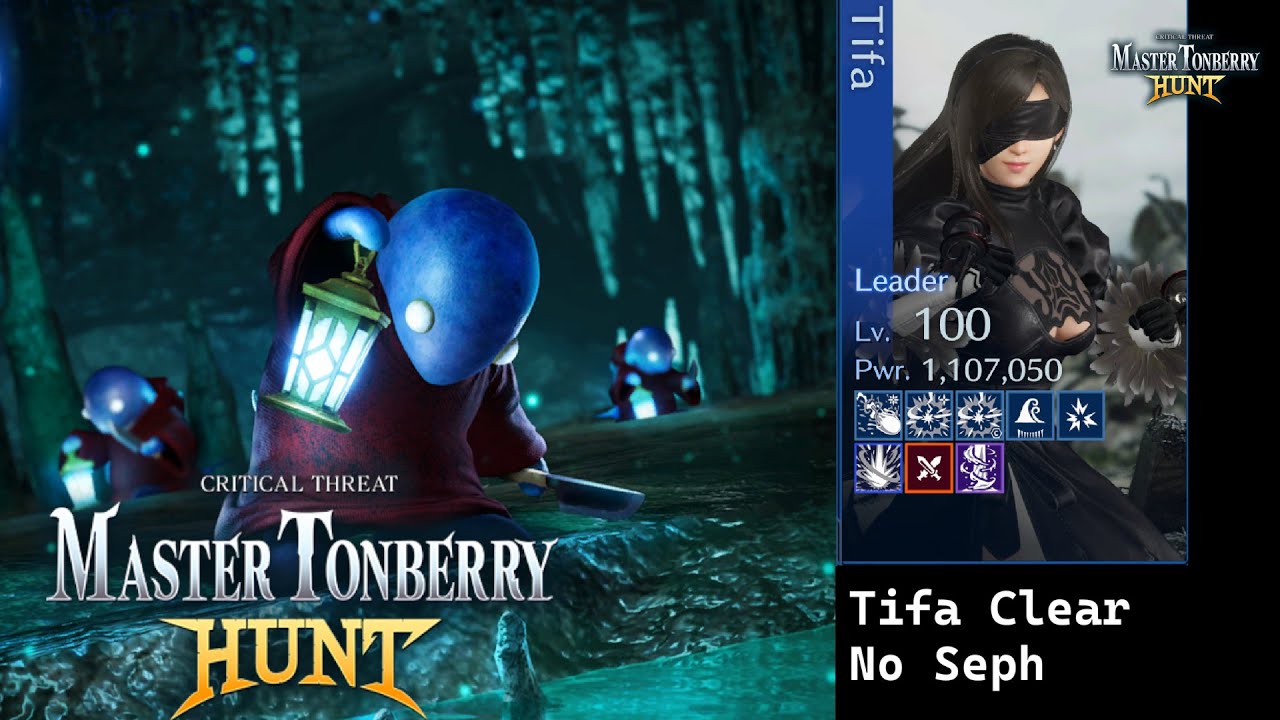 [FF7 Ever Crisis] Master Tonberry Crash SOLO  - Tifa run - No Sephiroth