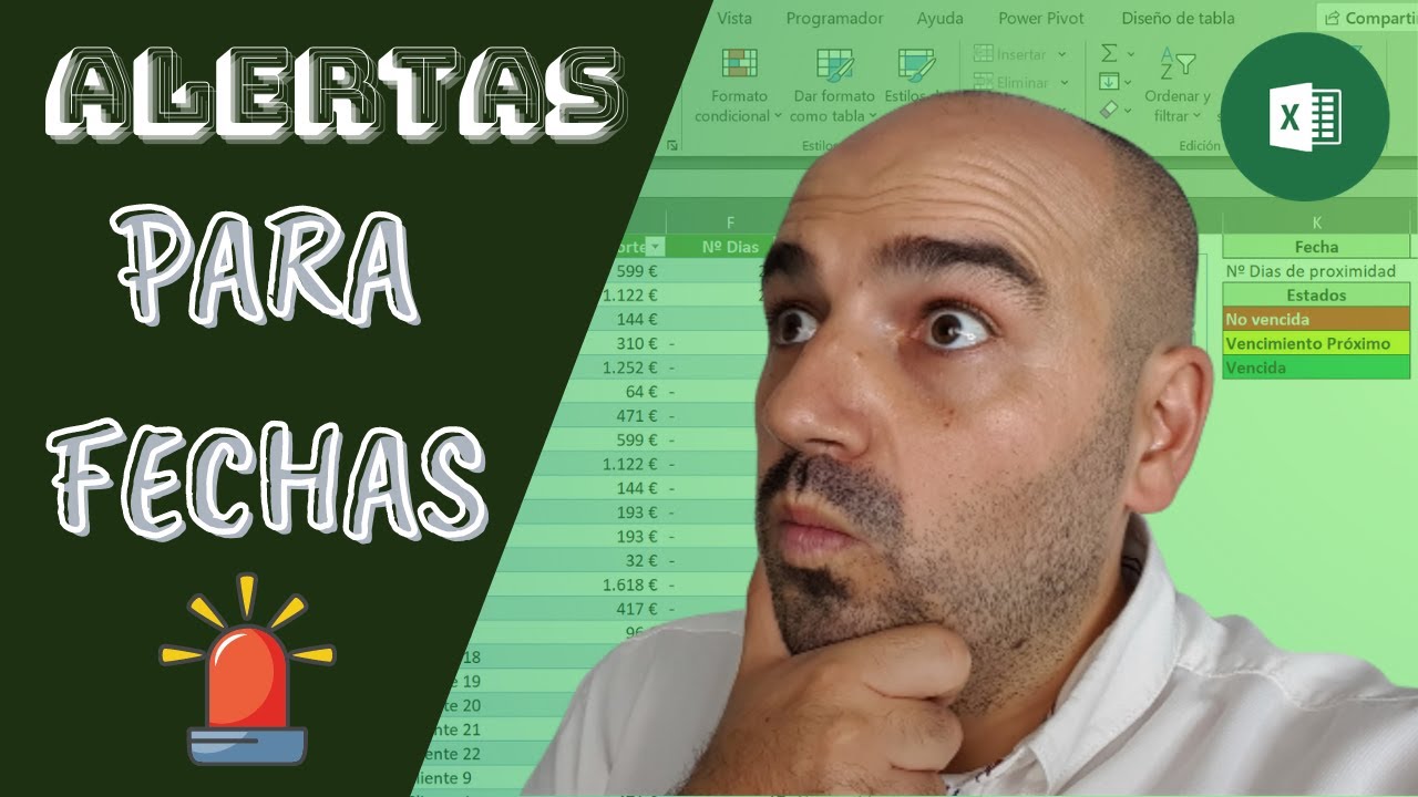 C&oacute;mo crear Alertas Para tus Fechas en Excel
