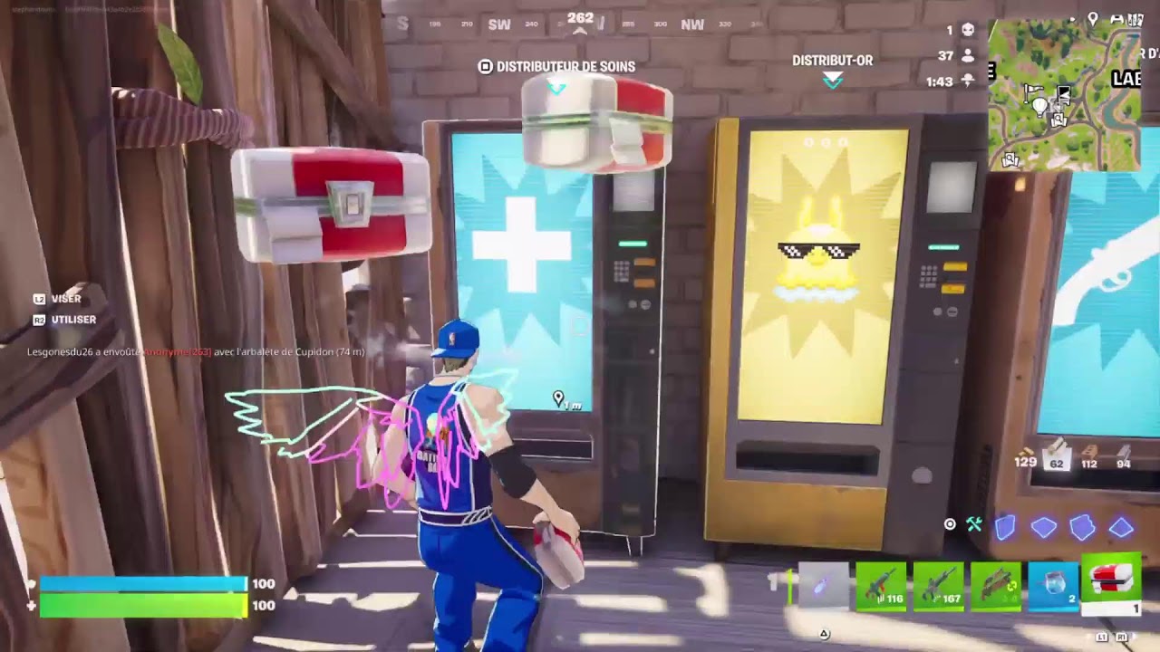 FORNITE EN BICYCLETTE 😅😂😂