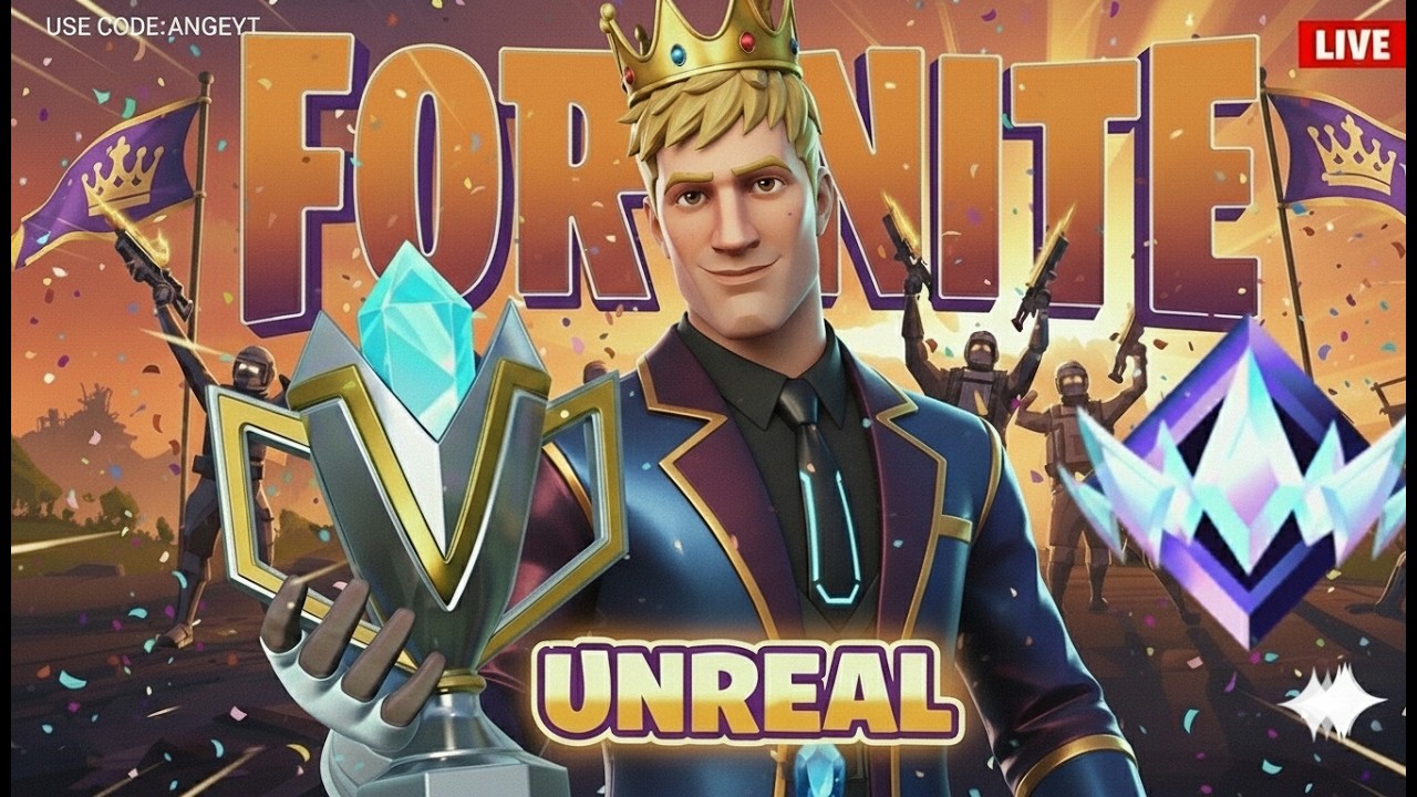 🟢Live:Unreal Ranked Reload ZB! Code - ANGEYT #Epicpartner1