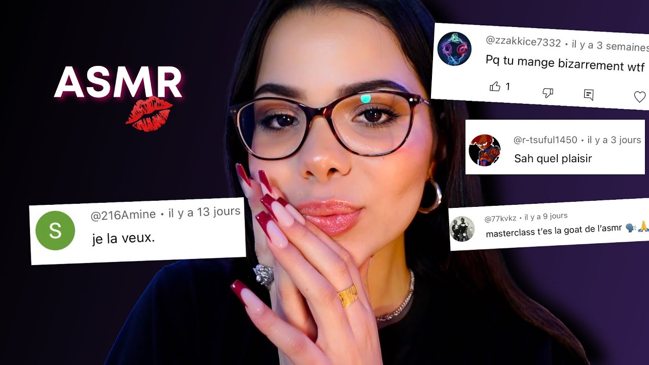 ASMR JE CHUCHOTE VOS COMMENTAIRES !💋 (chuchotement doux)