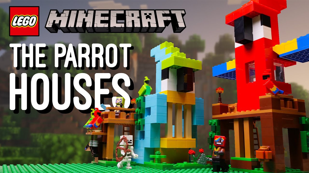 LEGO Minecraft: The Parrot Houses!