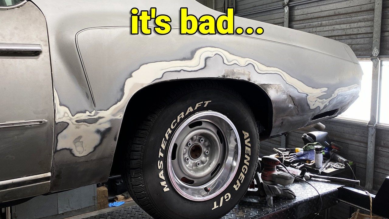 Rebuilding the Quarter Panel on our 1973 Monte Carlo!