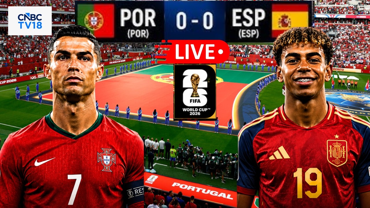 🔴Portugal Vs Spain LIVE: FIFA World Cup 2026 Round of 16 Knockouts POR VS ESP LIVE | Ronaldo | N18G