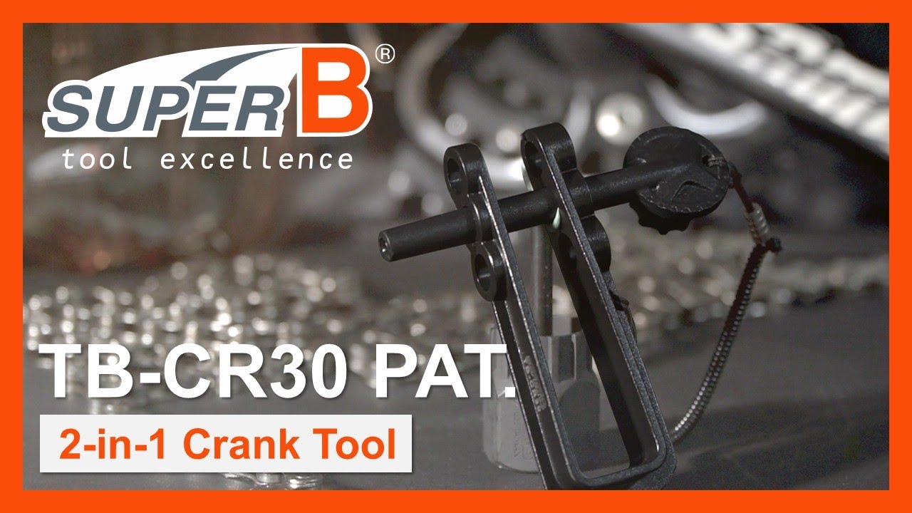 How to Use Super B TB-CR30 PAT. 2 in 1 crank tool