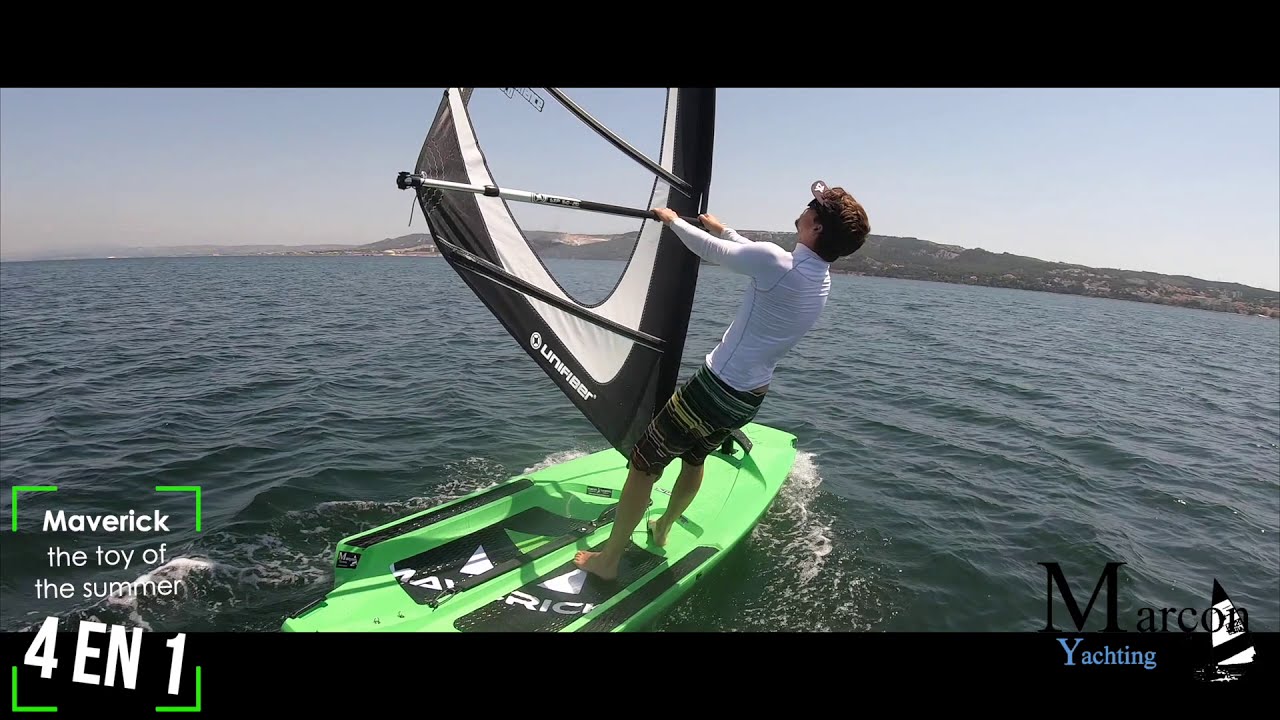 Maverick | d&eacute;riveur, windsurf, stand up sailing, paddle |Mar&ccedil;on Yachting | 4 en 1