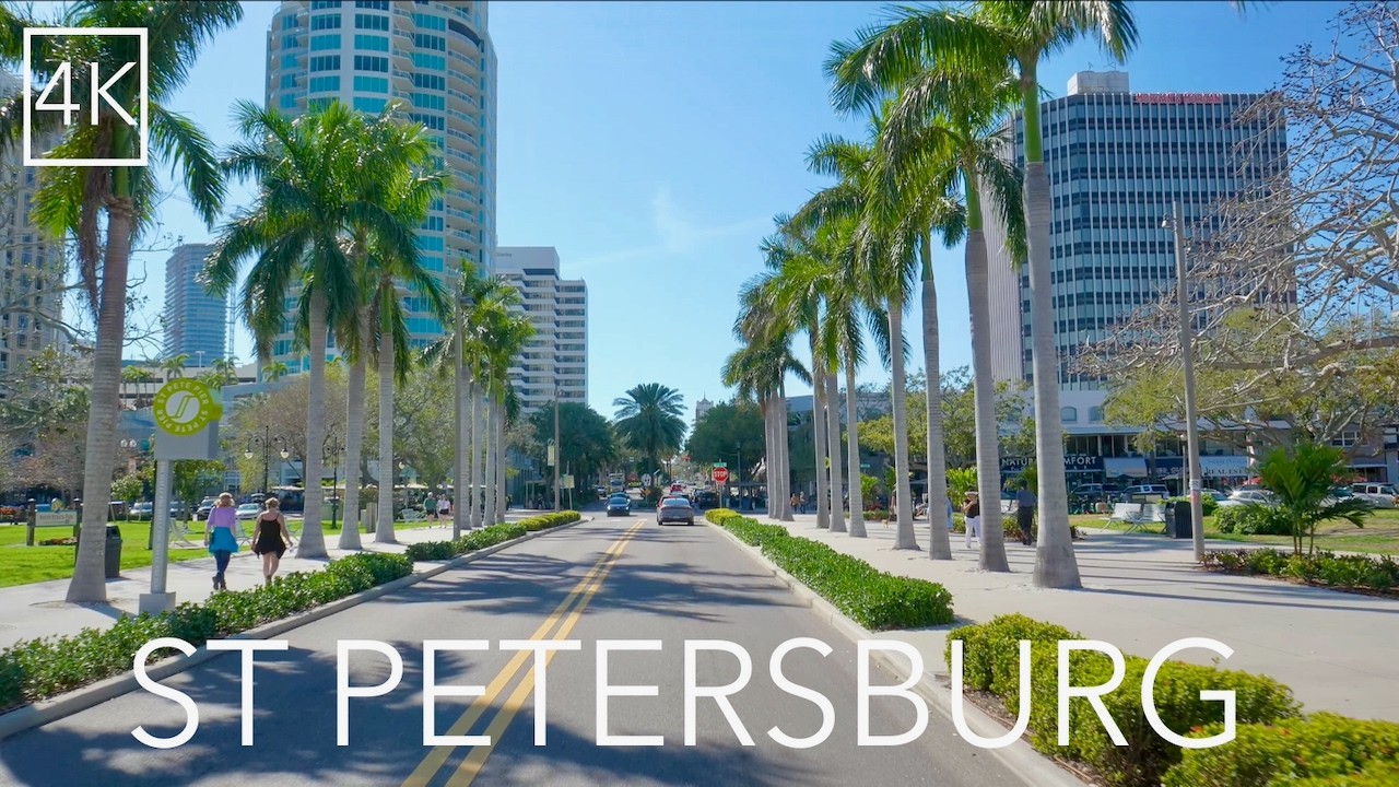 St Petersburg Florida City Drive 4K - St Pete Driving Tour - Sunshine City - I'm impressed