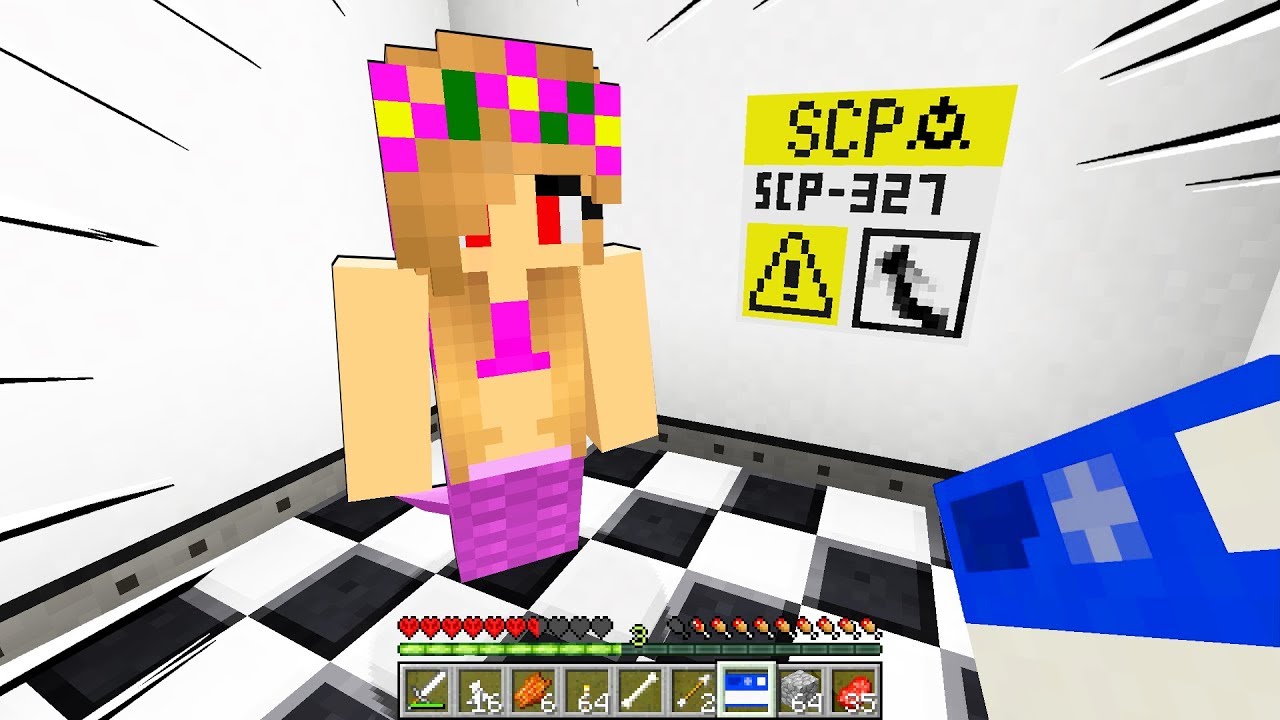 NON NUOTARE CON QUESTA SIRENA!! - Minecraft SCP 327
