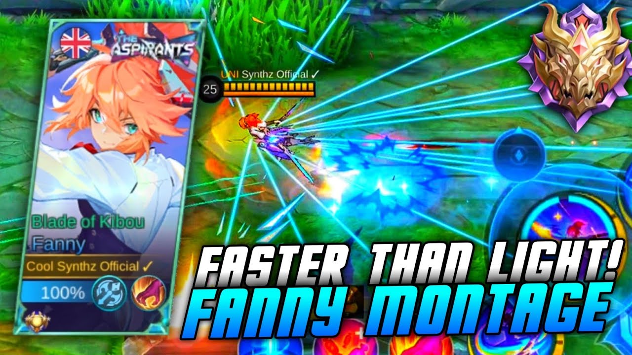 SUPER FASTER THAN SPEED FANNY MONTAGE!!⚡| MLBB