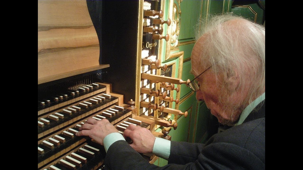 Michel Chapuis improvise sur un choral à Sainte-Croix de Bordeaux