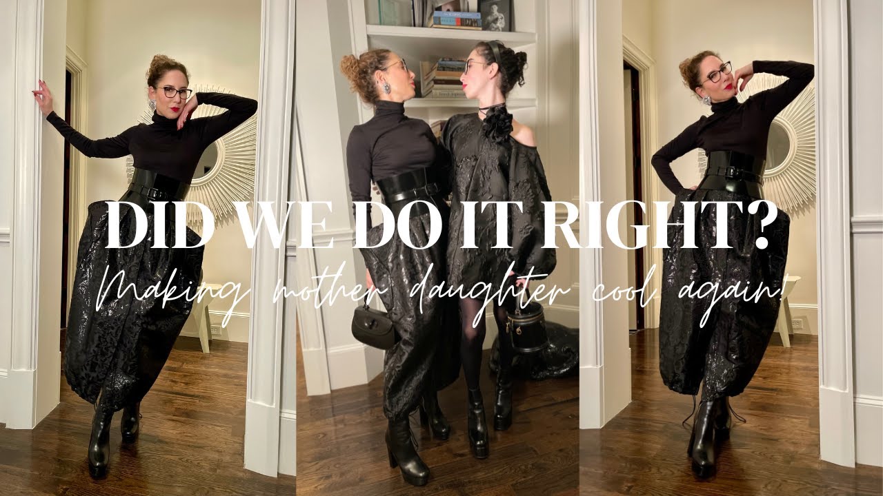 Как одеться на праздничную вечеринку | Мать и дочь | Карла Рокмор