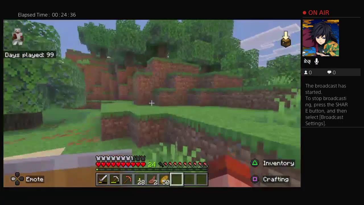 CreeperSpy2011's Live minecraft