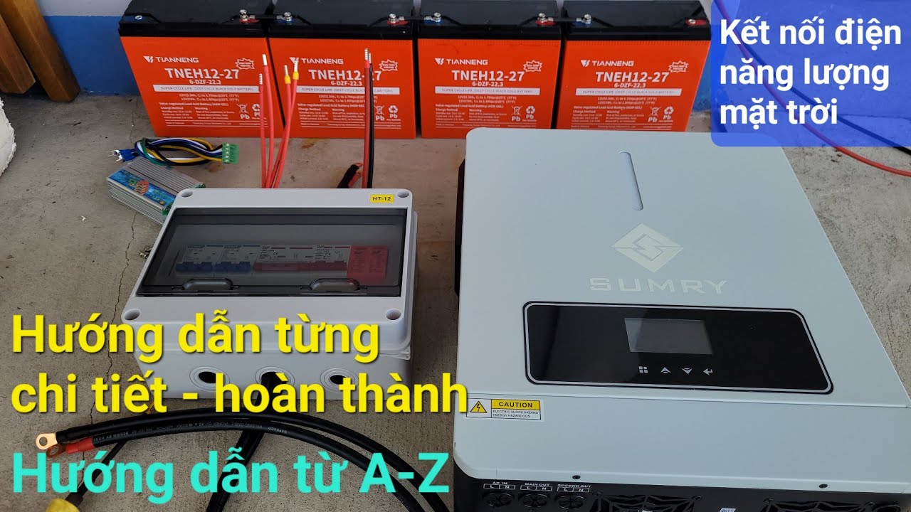 Hướng Dẫn Đấu Nối Biến Tần Năng Lượng Mặt Trời Từ A - Z Cho Gia Đình Hiện Nay