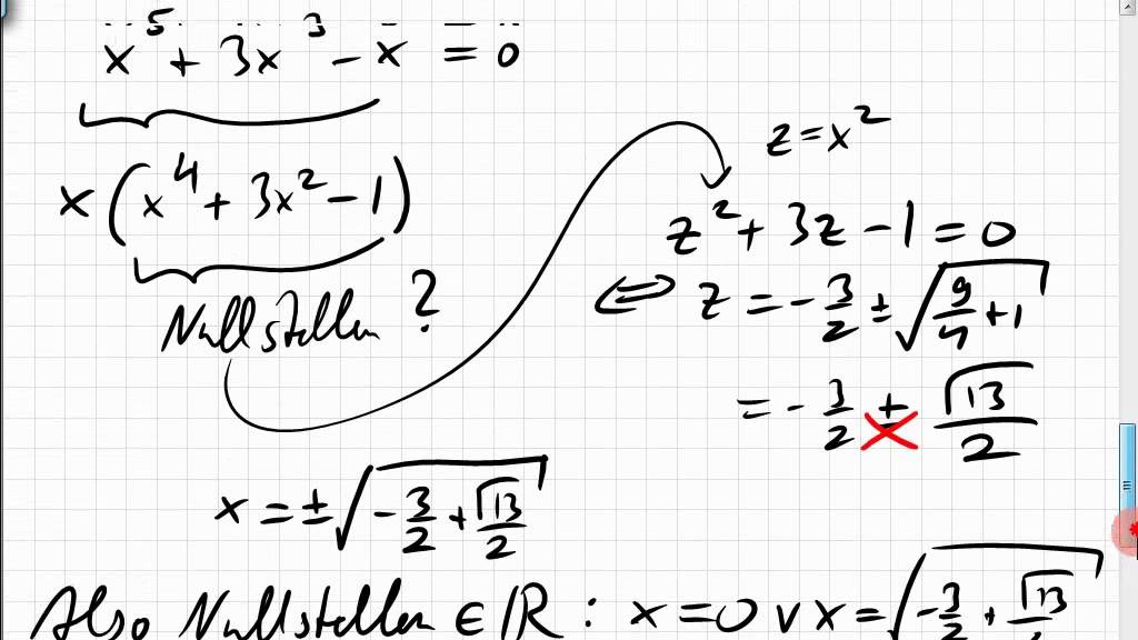 11B.7 Polynom in Linearfaktoren und Faktor ohne Nullstellen zerlegen