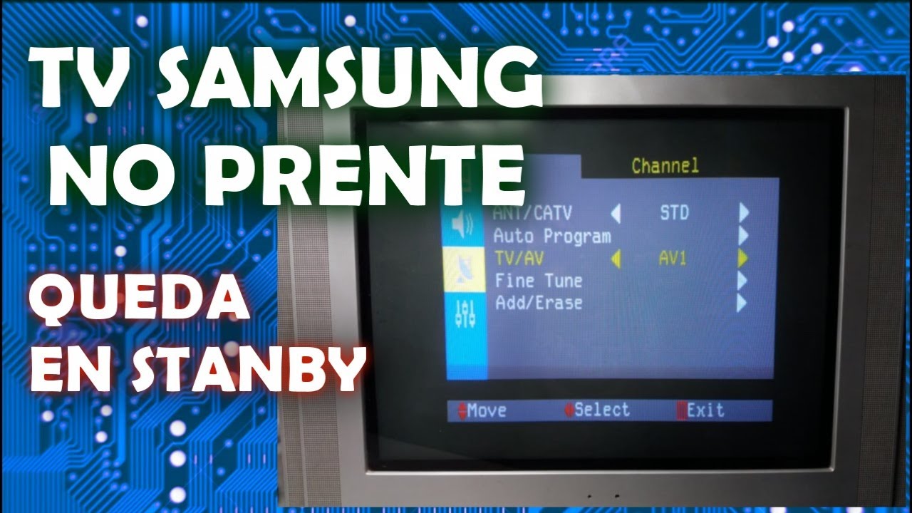 Tv samsung no prende - queda en stanby