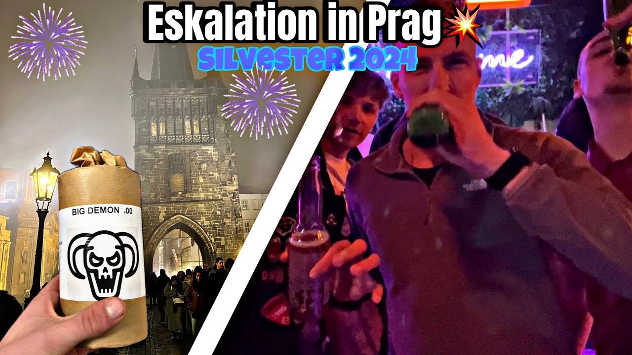 KOMPLETTER ABRISS 🎆 Prag Silvester 2024 – WARUM MÜSSEN WIR IMMER ÜBERTREIBEN😵‍💫😂