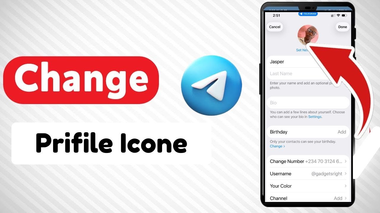 Как добавить иконку профиля в Telegram-аккаунт (пошаговая инструкция)