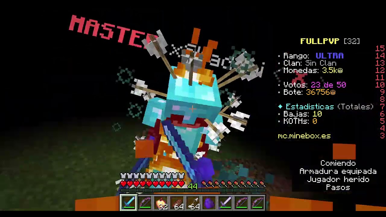 (MINECRAFT SERVER MINEBOX EN FULLPVP) GASTANDO KITS Y MATANDO :D