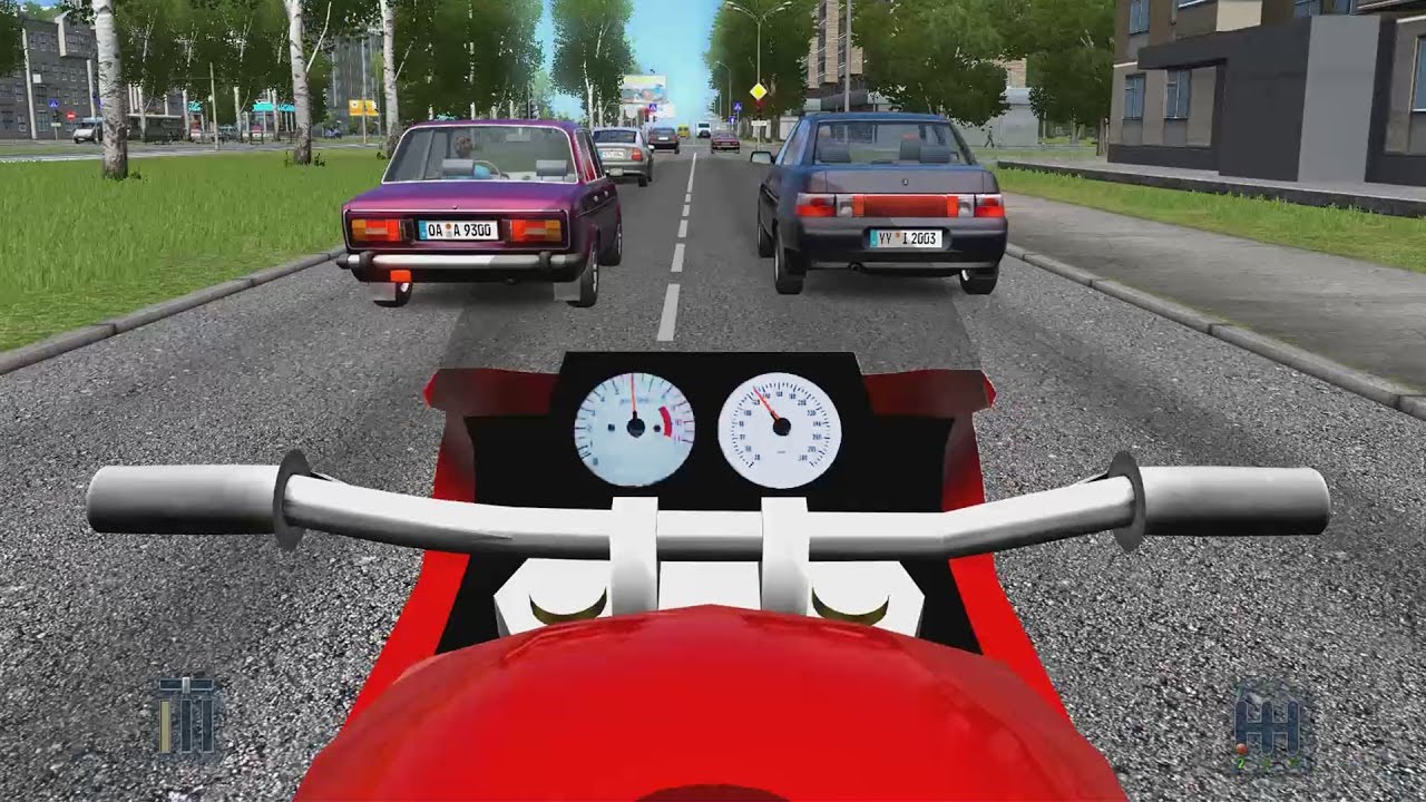 City Car Driving - Yamaha FCR-900 | Street Racing
