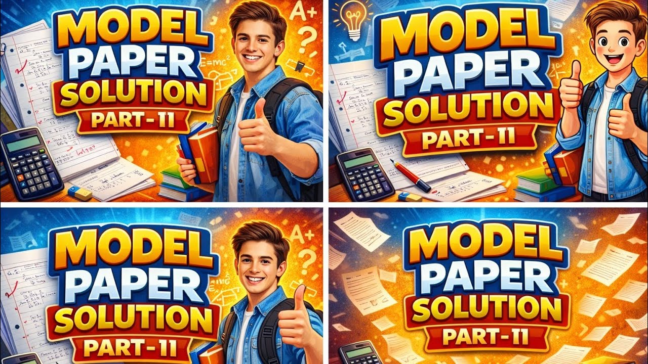 Model Paper Solution Part II 