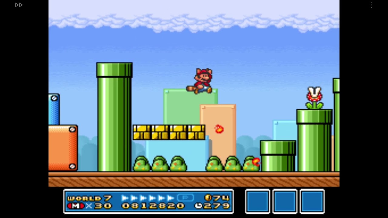 Super Mario All-Star Super Mario Bros 3 world 7