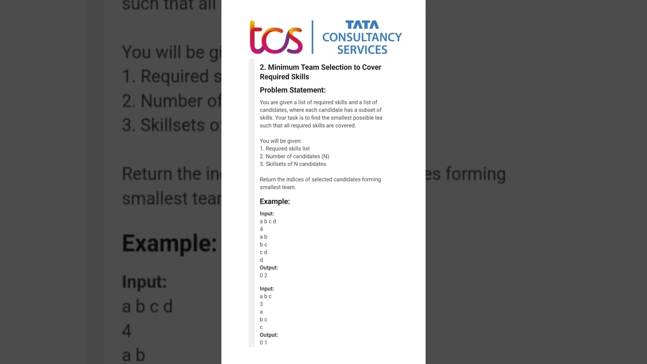 recent tcs nqt Coding question 2025 - must solve
