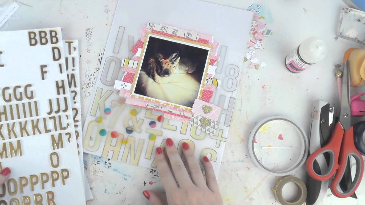 #Hello Love ~ Scraptastic DT Process Video