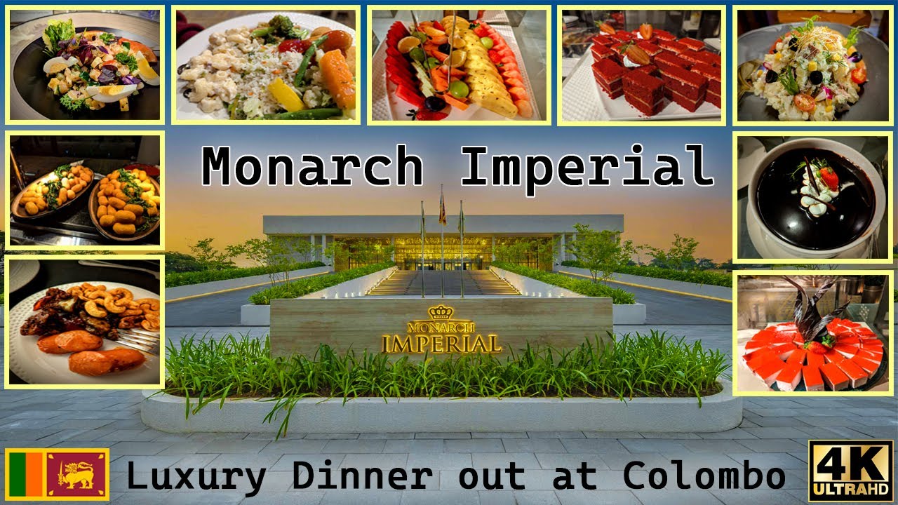 Luxury Dinner out at Monarch Imperial Colombo 🇱🇰 | Fine Dining in Sri Lanka You Must Try!