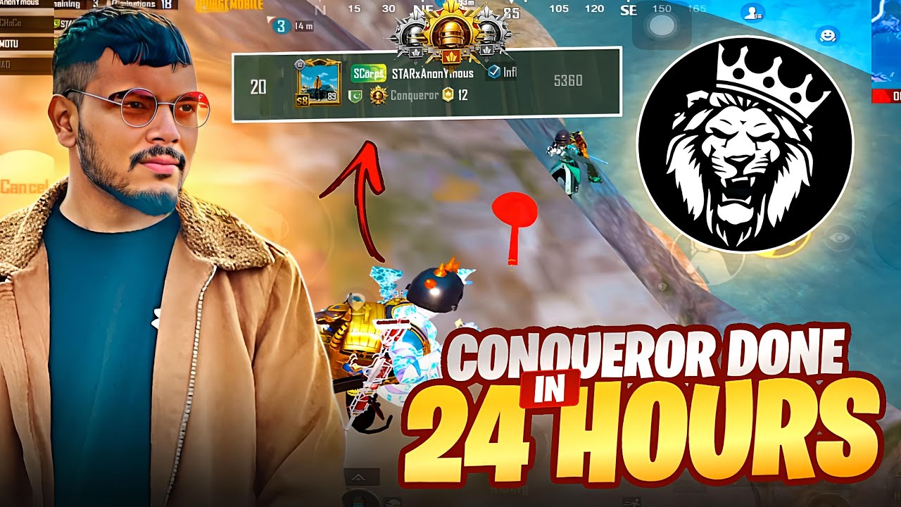 CONQUEROR IN 24 HOURS | PUBG MOBILE |