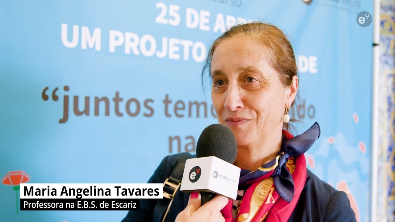 Escola Virtual | Testemunho de Maria Angelina Tavares - Professora na E. B. S. de Escariz