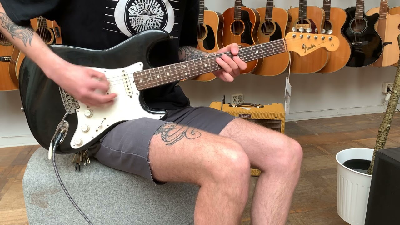 1965 Fender Stratocaster refin black