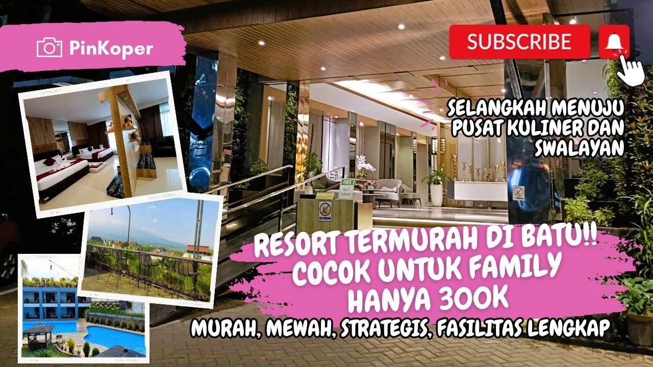 LANGKA!! HOTEL MEWAH DAN MURAH DI BATU | BATU PARADISE RESORT HOTEL | Rekomendasi Hotel Murah Batu
