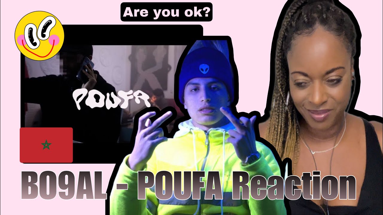 BO9AL - POUFA ( Clip Officiel) Reaction 🇲🇦🇬🇧😝 His Crazy #morocco