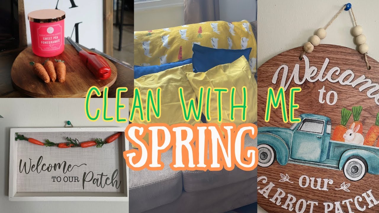 2024 SPRING CLEANING | ORGANIZE + DECORATE WITH ME #spring #motivation