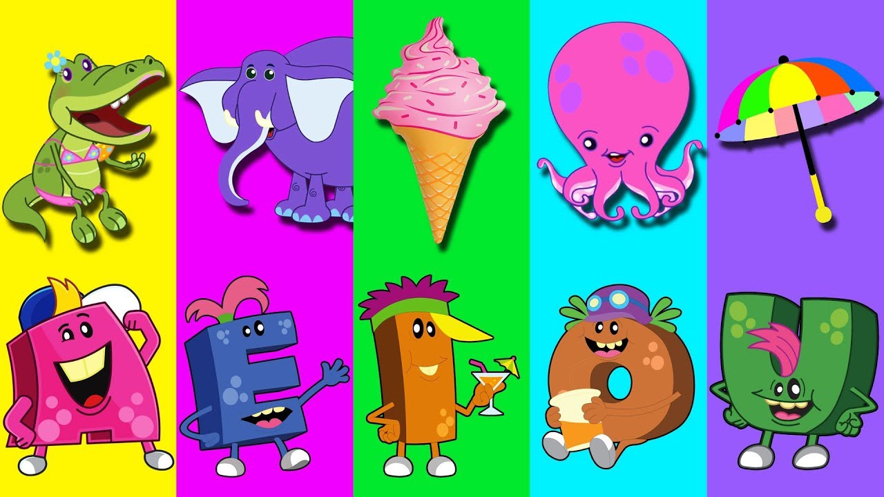 Learning VOWELS | ABC Alphabets for Kids | ABC Monsters