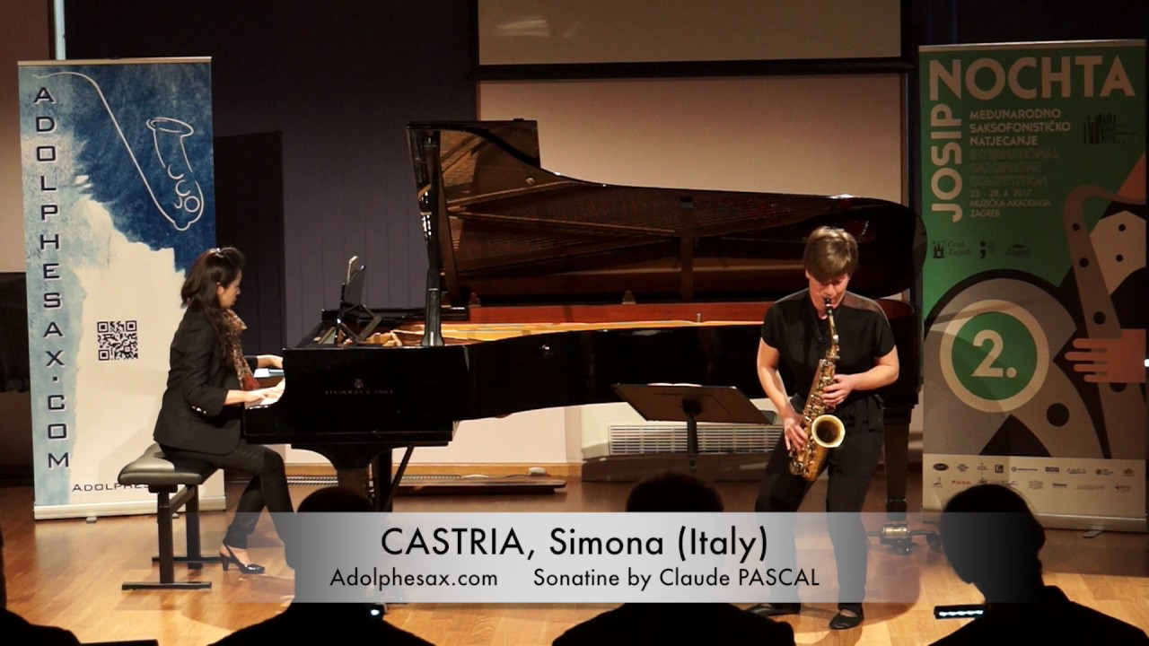 Sonatine by Claude PASCAL - CASTRIA, Simona (Italy)