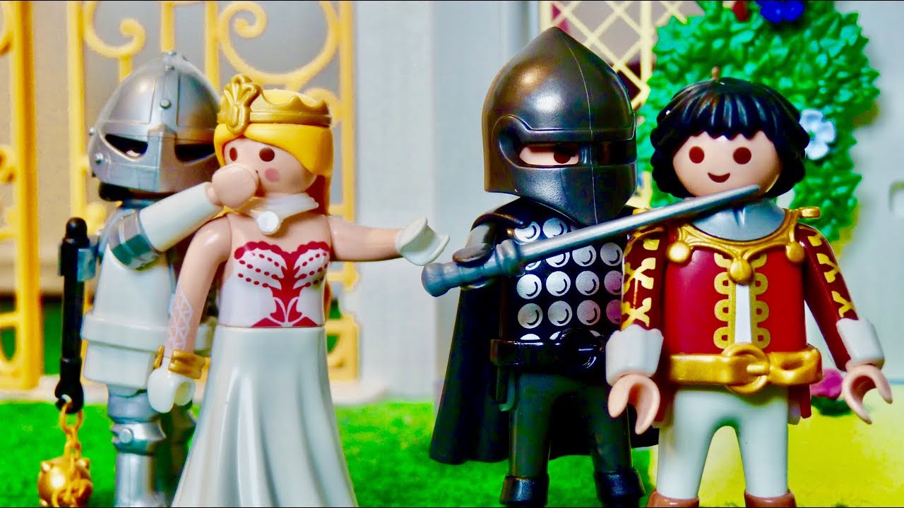 Le roi et la reine sont inquiets, la princesse a été enlevée - Château de princesse - Playmobil
