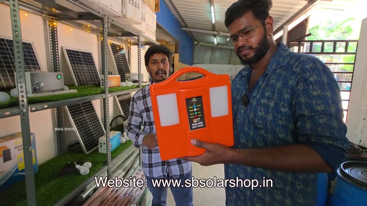 லைட், Fan, TV வரைக்கும் A to Z எல்லாமே Solar😱!! Current Bill பத்தி கவலையே இல்லை!! | SB Solar Shop💥