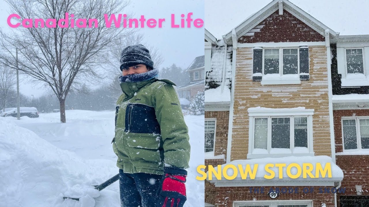 বছরের সবচেয়ে বড় Snow Storm ❄️ | কানাডার শীতের জীবন | ভয়, অভ্যাস আর মানিয়ে নেওয়া |