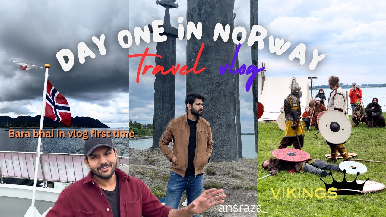 Day one in Norway 🇳🇴 | bhai ka first time in vlog | #Europe #pakistanvlog #travel #punjabiineurope