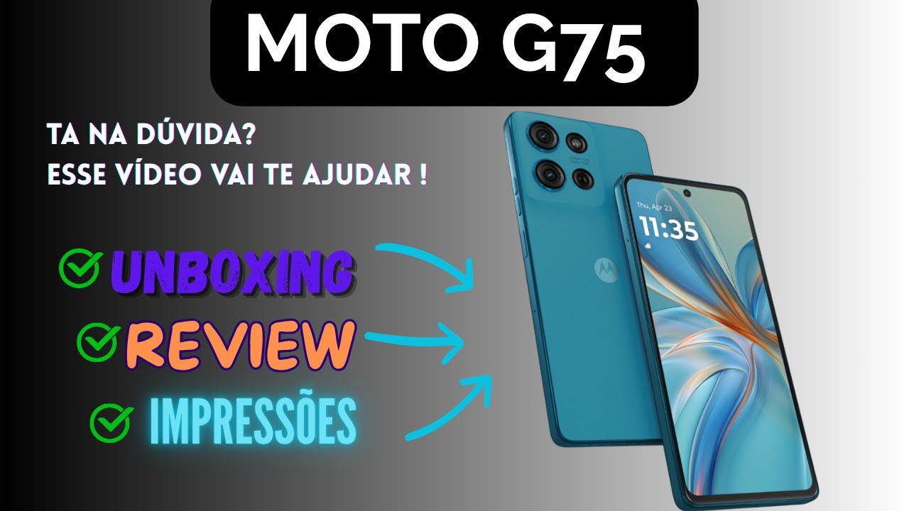 MOTO G75 - É UMA BOA ? (PT. 1/2)  | UNBOXING + REVIEW