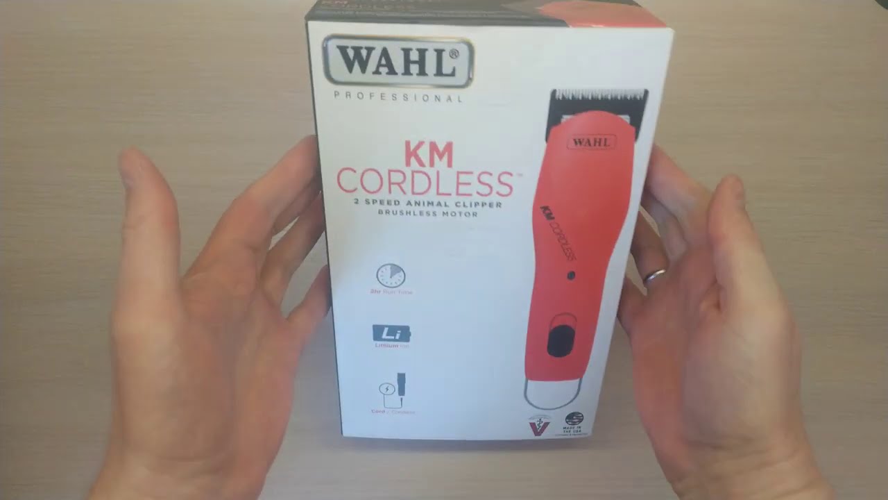 Wahl KM Cordless - распаковка и обзор.