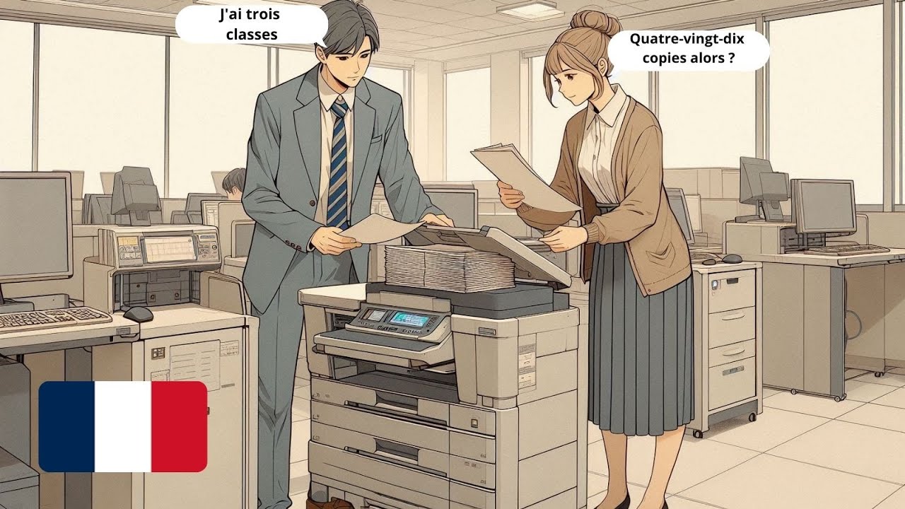 20 Minutes of French Dialogues | At the Printing Shop & Copy Center (A1-A2)