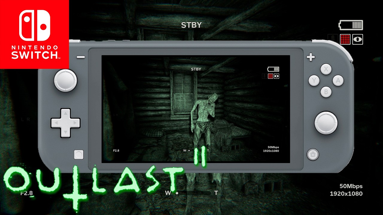 Outlast 2 Nintendo Switch Lite Gameplay