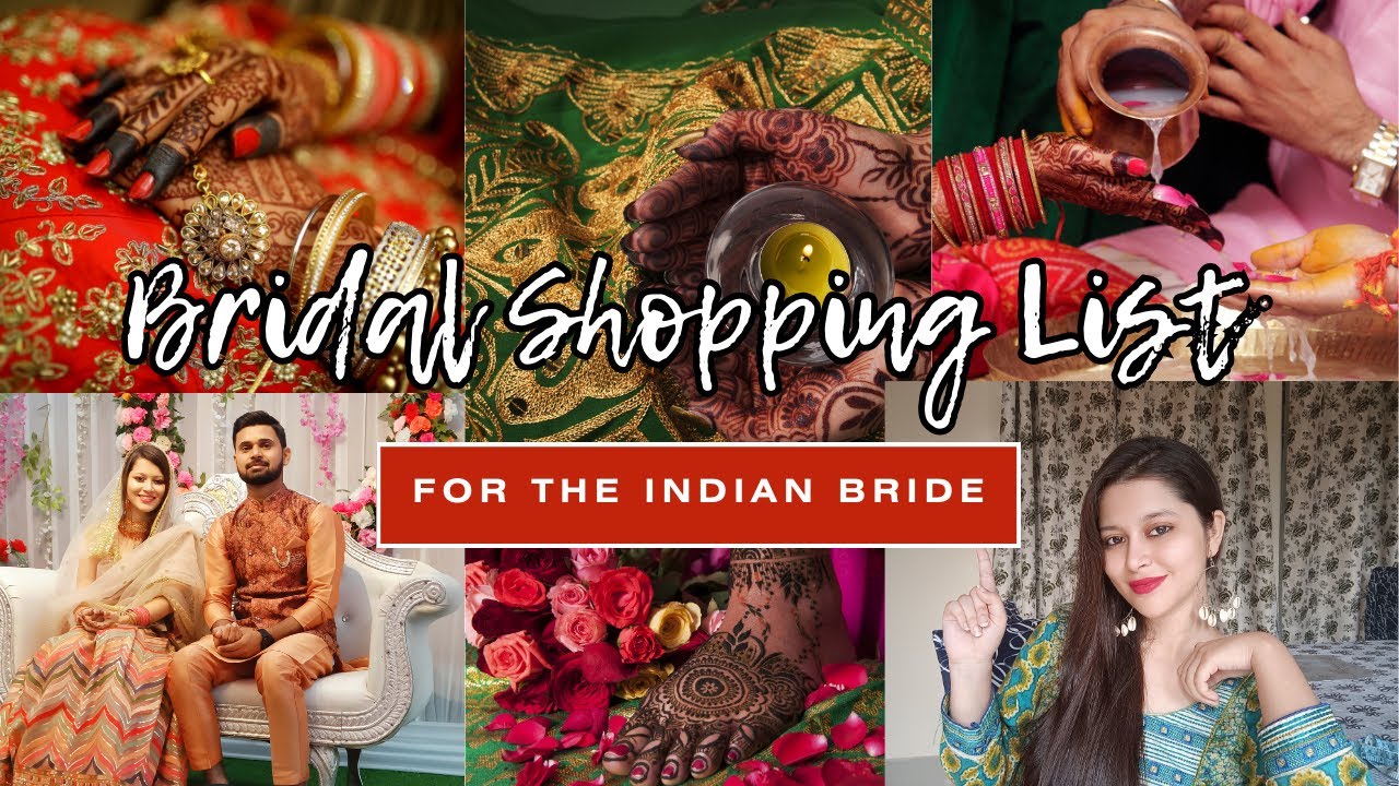 Bridal Essentials Shopping List 2023😍 | Must Have items for to be Brides | Shine with Shivani